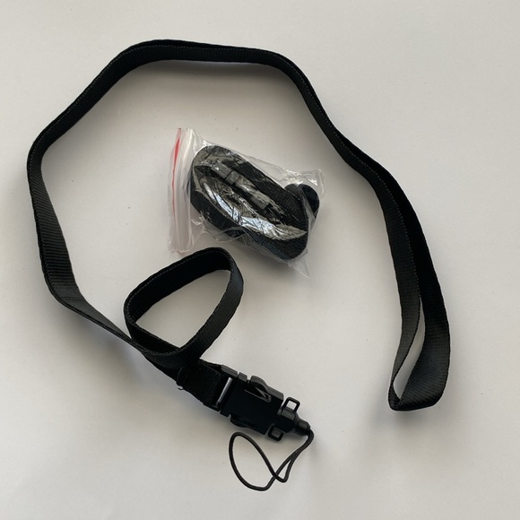 Breakaway lanyards black for ID badge reel cell phones and more new pack of 2 - Picture 3 of 3